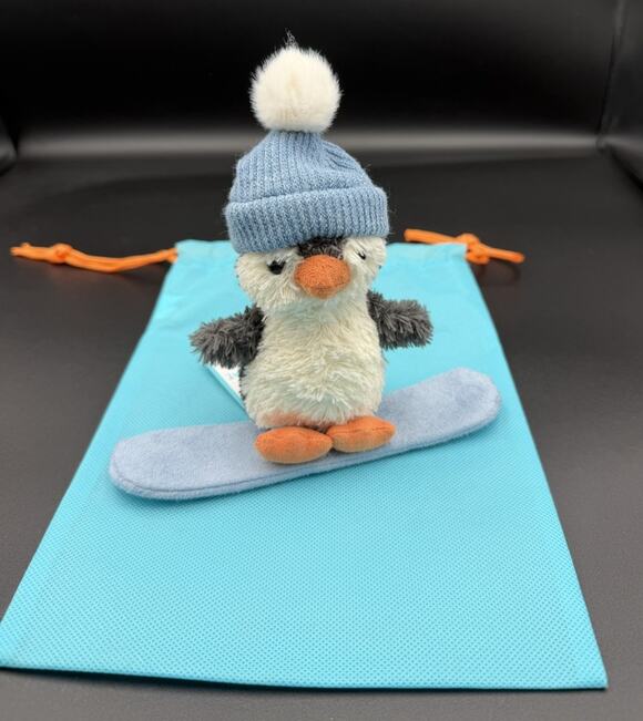 Jellycat Other - Jellycat Peanut Penguin 🐧 Snowboarding 🏂 AUTHENTIC BNWT & Dust Bag~Quick Ship!